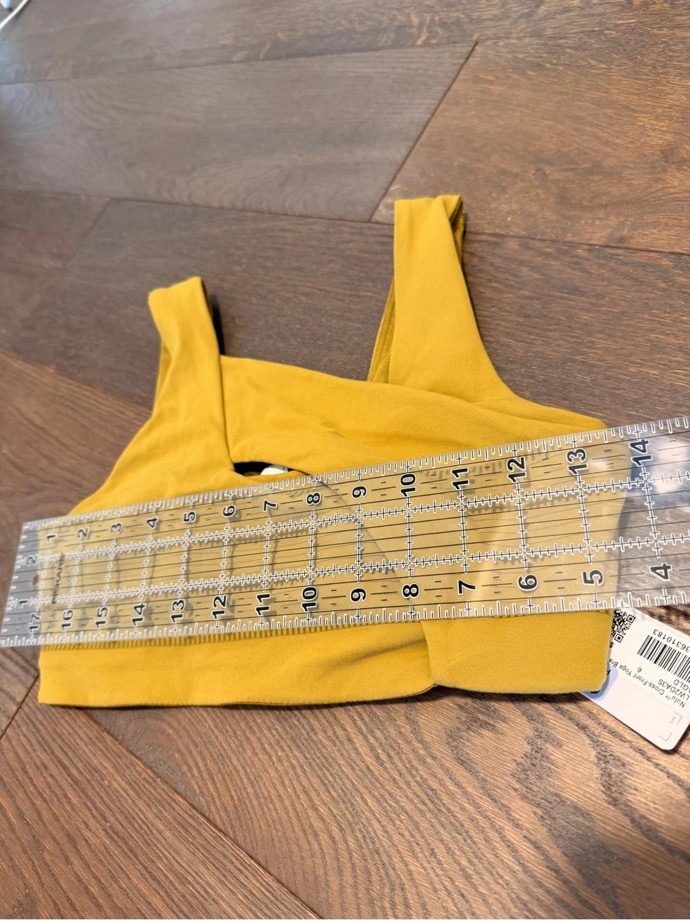 lululemon Nulu Cross-Front Yoga Bra in Auric Gold - Picture 10 of 10